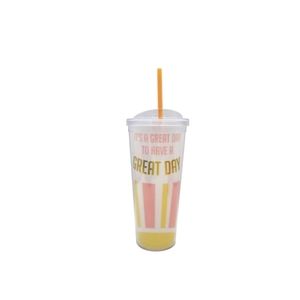 It's A Great Day to Have a Great Day Tumbler with Straw